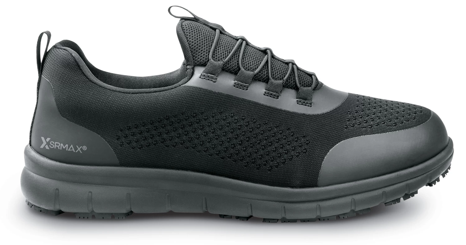 SR Max SRM156 Anniston, Women's, Black, Slip On Athletic Style, EH, MaxTRAX Slip Resistant, Soft Toe Work Shoe 4 SR Max SRM156 Anniston, Women's, Black, Slip On Athletic Style, EH, MaxTRAX Slip Resistant, Soft Toe Work Shoe - Image 2