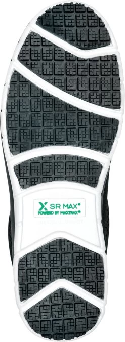 SR Max SRM157 Anniston, Women's, Black/White, Slip On Athletic Style, EH, MaxTRAX Slip Resistant, Soft Toe Work Shoe 11 SR Max SRM157 Anniston, Women's, Black/White, Slip On Athletic Style, EH, MaxTRAX Slip Resistant, Soft Toe Work Shoe -Shoes Sales Store srm157 outsole