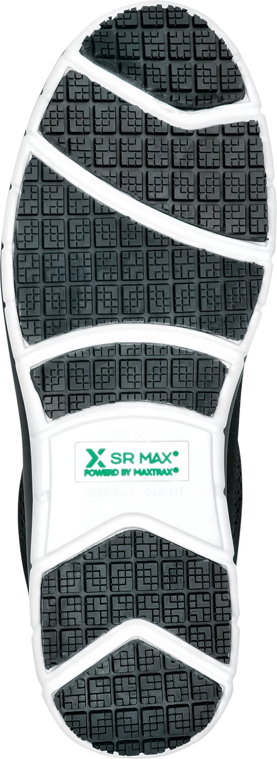 SR Max SRM157 Anniston, Women's, Black/White, Slip On Athletic Style, EH, MaxTRAX Slip Resistant, Soft Toe Work Shoe 7 SR Max SRM157 Anniston, Women's, Black/White, Slip On Athletic Style, EH, MaxTRAX Slip Resistant, Soft Toe Work Shoe - Image 5