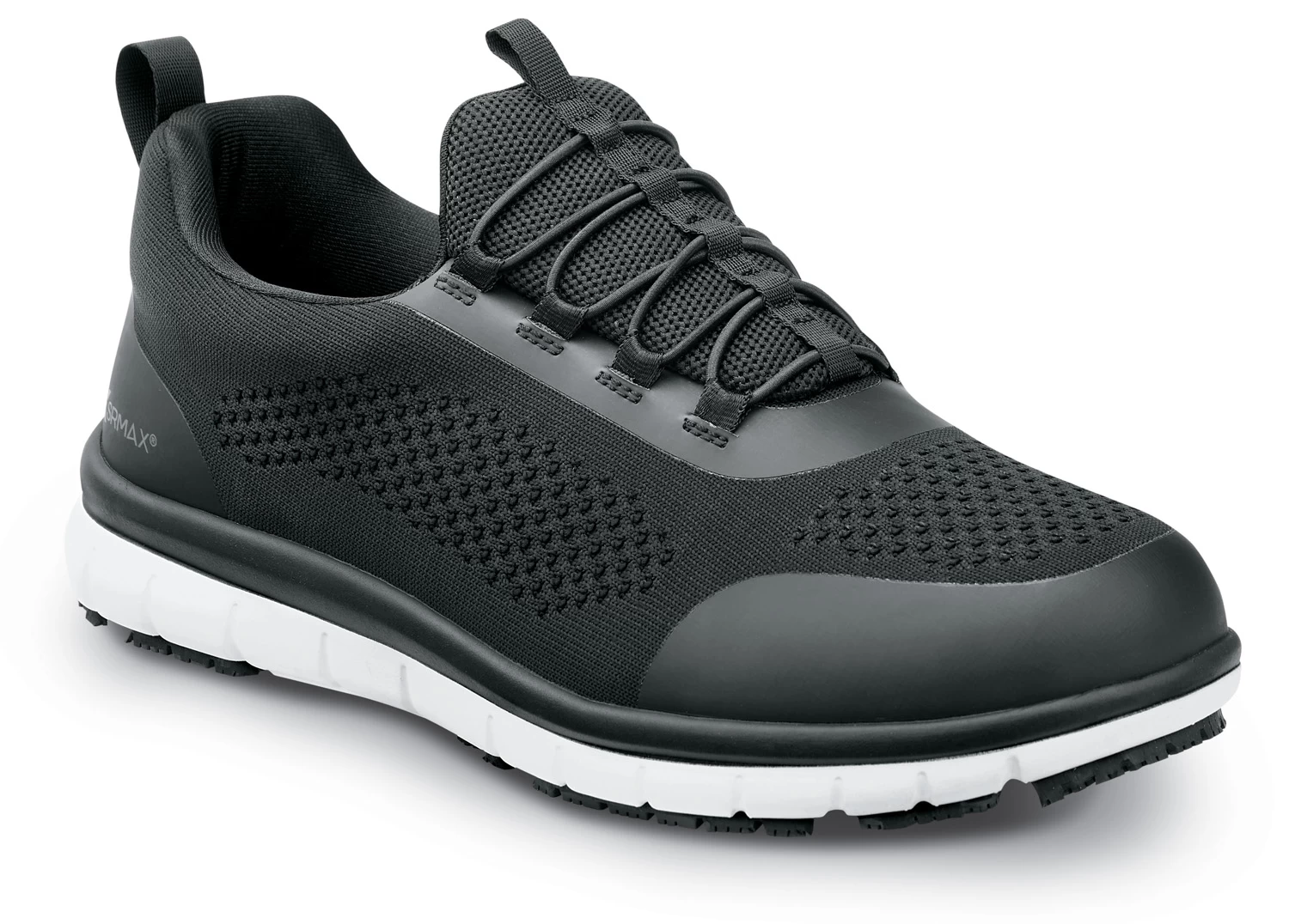 SR Max SRM157 Anniston, Women's, Black/White, Slip On Athletic Style, EH, MaxTRAX Slip Resistant, Soft Toe Work Shoe 3 SR Max SRM157 Anniston, Women's, Black/White, Slip On Athletic Style, EH, MaxTRAX Slip Resistant, Soft Toe Work Shoe