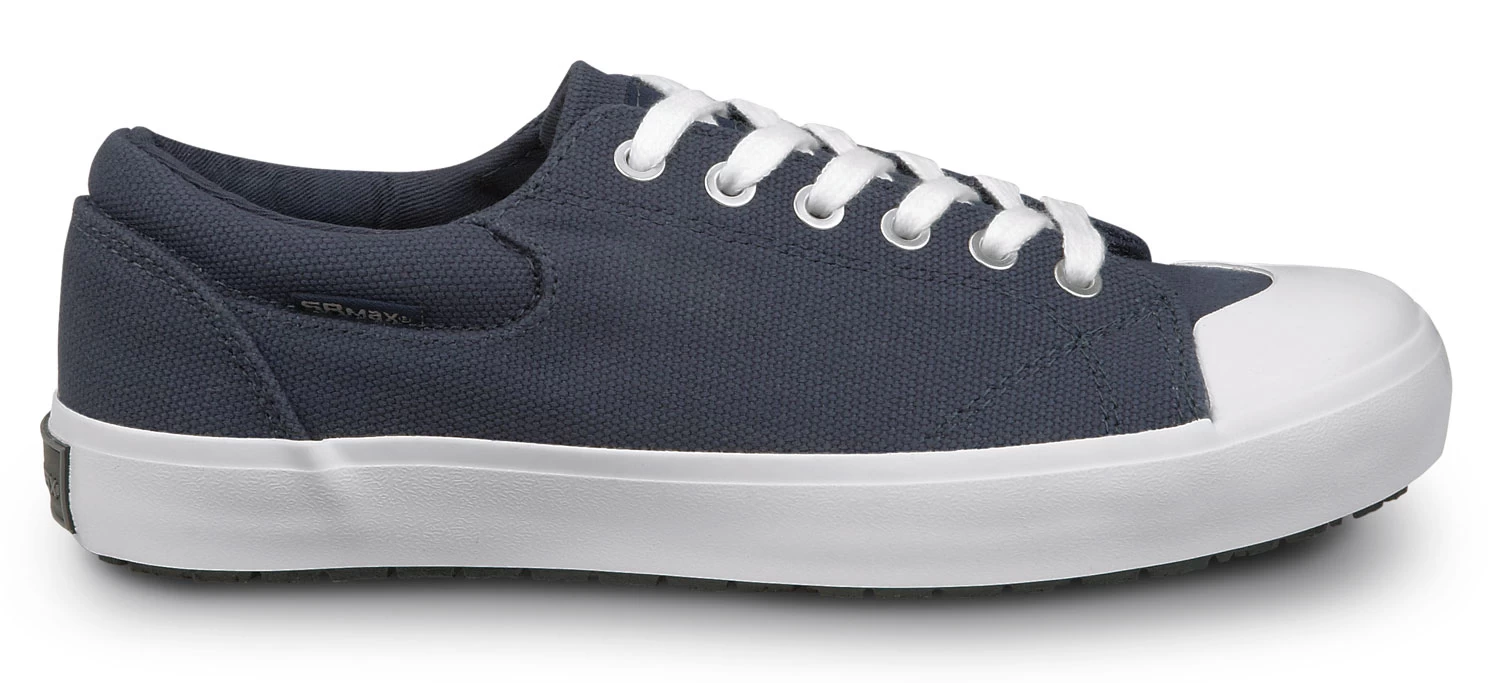 SR Max SRM198 Barcelona, Women's, Navy/White, Skate Style Slip Resistant Soft Toe Work Shoe 4 SR Max SRM198 Barcelona, Women's, Navy/White, Skate Style Slip Resistant Soft Toe Work Shoe - Image 2