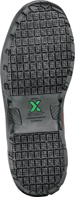 SR Max SRM2060 Burke, Men's, Brown Oxford Style, Comp Toe, EH, MaxTRAX Slip Resistant, Work Shoe -Shoes Sales Store srm2060 outsole