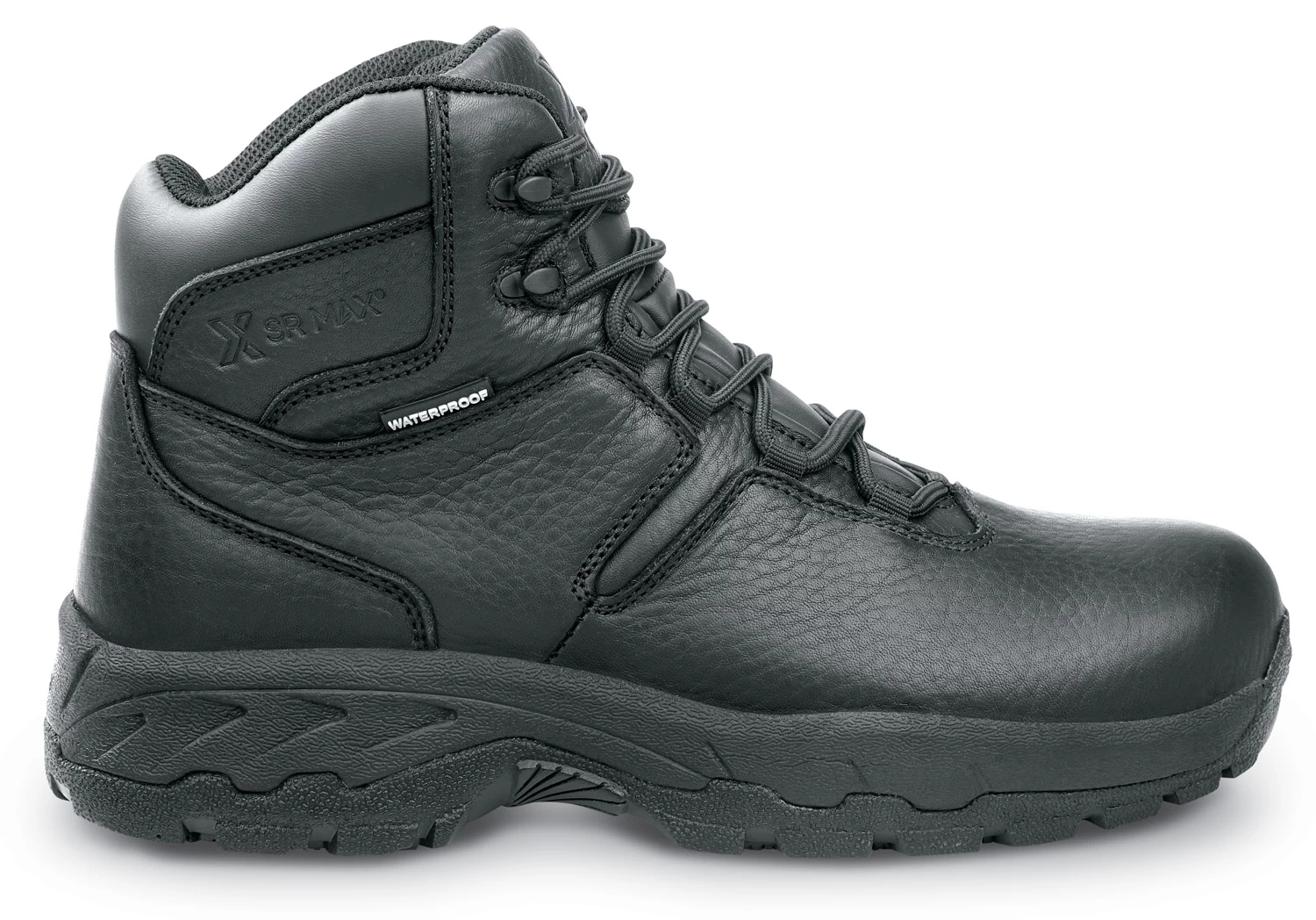SR Max SRM2600 Kobuk, Men's, Black, Hiker Style, Waterproof, MaxTRAX Slip Resistant, Soft Toe Work Boot 4 SR Max SRM2600 Kobuk, Men's, Black, Hiker Style, Waterproof, MaxTRAX Slip Resistant, Soft Toe Work Boot - Image 2