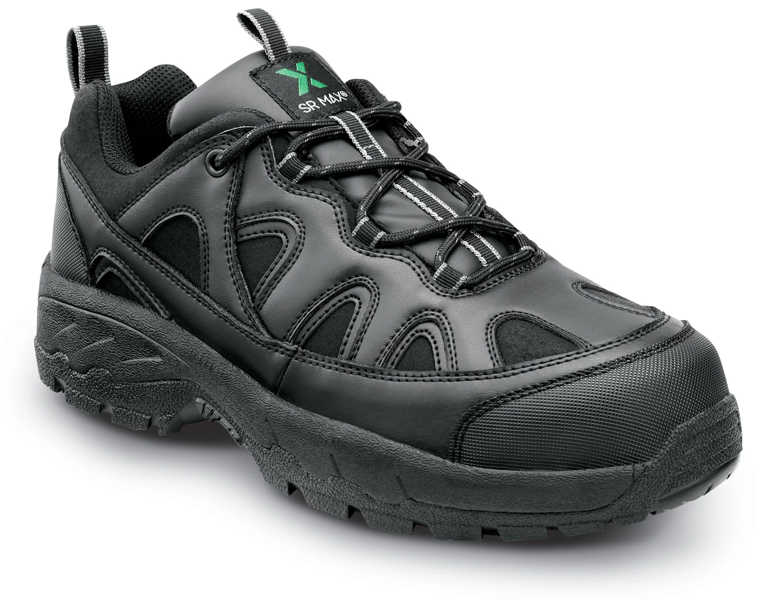 SR Max SRM4400 Walden, Unisex, Black, Athletic Style, Steel Toe, EH, MaxTRAX Slip Resistant, Work Shoe 3 SR Max SRM4400 Walden, Unisex, Black, Athletic Style, Steel Toe, EH, MaxTRAX Slip Resistant, Work Shoe