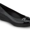 SR Max SRM525 Isabela, Women's, Black, Wedge Dress Style, MaxTRAX Slip Resistant, Soft Toe Work Shoe -Shoes Sales Store srm525 profile