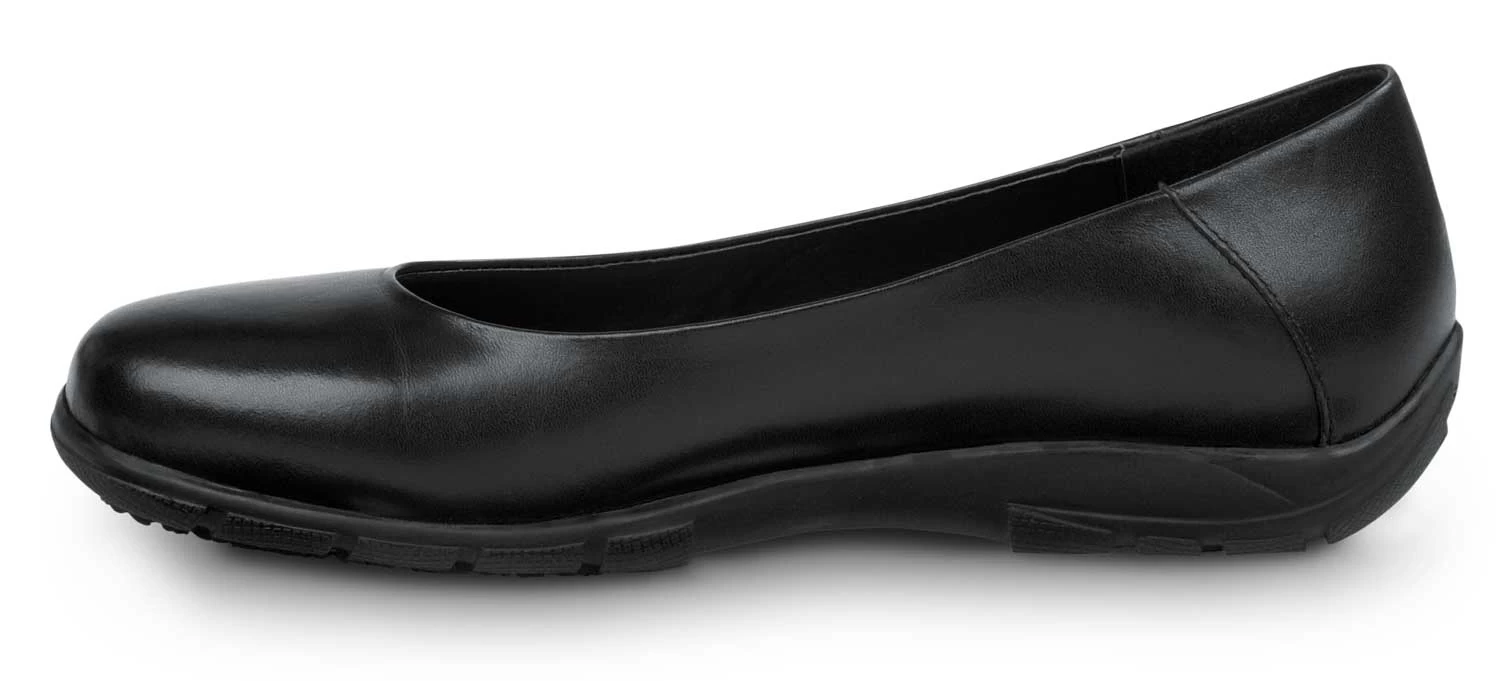 SR Max SRM540 Asheville, Women's, Black, Dress Flat Style, MaxTRAX Slip Resistant, Soft Toe Work Shoe 5 SR Max SRM540 Asheville, Women's, Black, Dress Flat Style, MaxTRAX Slip Resistant, Soft Toe Work Shoe - Image 3