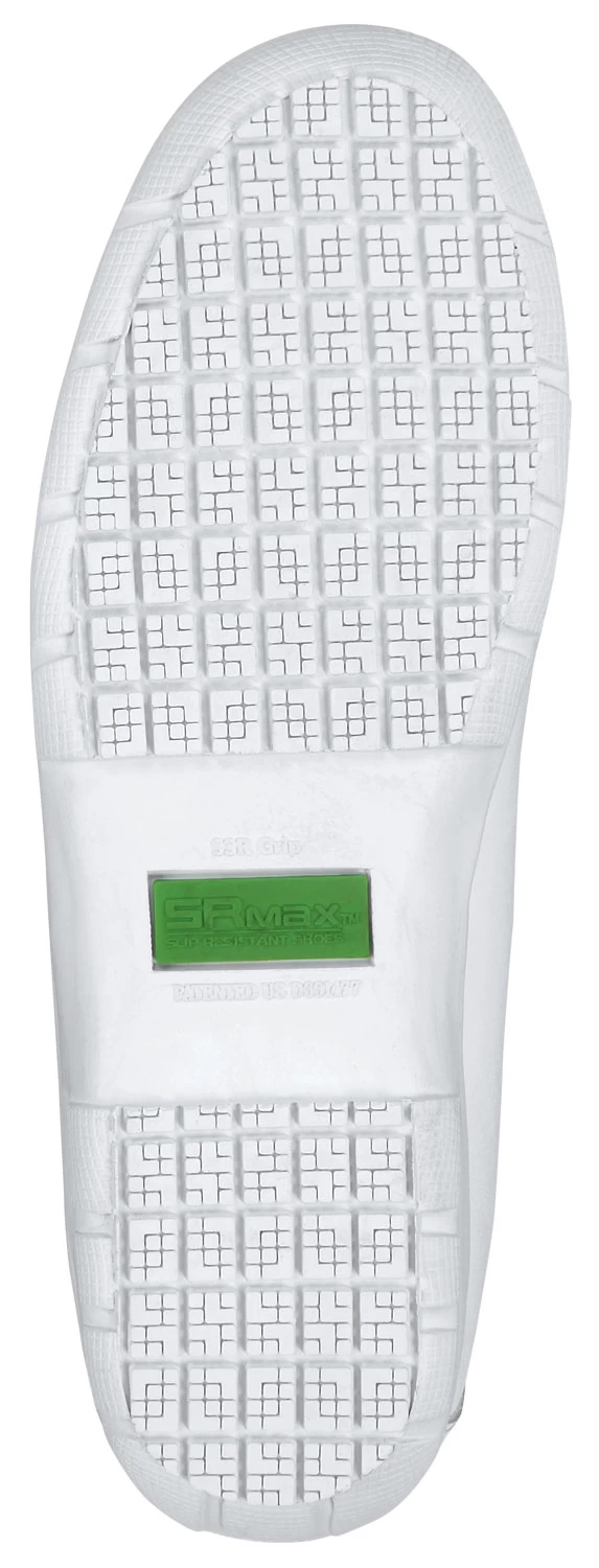 SR Max SRM544 Asheville, Women's, White, Dress Flat Style, MaxTRAX Slip Resistant, Soft Toe Work Shoe 7 SR Max SRM544 Asheville, Women's, White, Dress Flat Style, MaxTRAX Slip Resistant, Soft Toe Work Shoe - Image 5