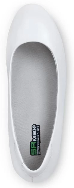 SR Max SRM554 Orlando, Women's, White, High Wedge Dress Style, MaxTRAX Slip Resistant, Soft Toe Work Shoe -Shoes Sales Store srm554 top