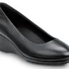 SR Max SRM555 Orlando, Women's, Black, High Wedge Dress Style, MaxTRAX Slip Resistant, Soft Toe Work Shoe -Shoes Sales Store srm555 profile