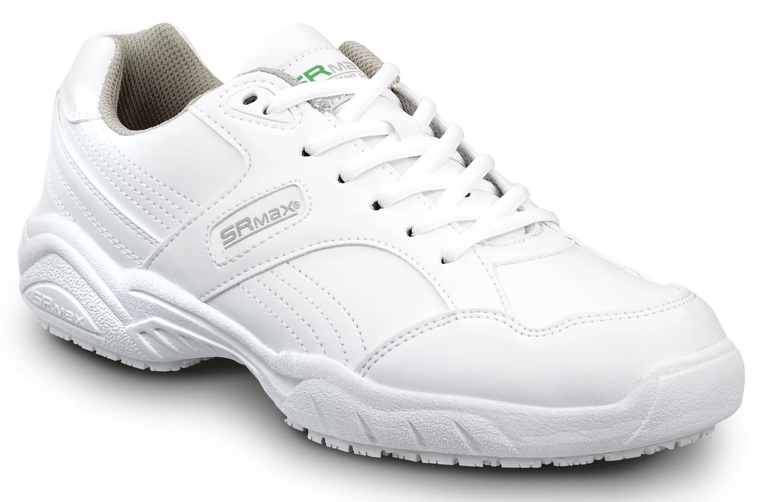 SR Max SRM614 Dover, Women's, White, Athletic Style, MaxTRAX Slip Resistant, Soft Toe Work Shoe 3 SR Max SRM614 Dover, Women's, White, Athletic Style, MaxTRAX Slip Resistant, Soft Toe Work Shoe