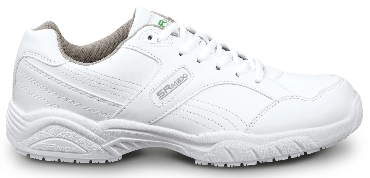 SR Max SRM614 Dover, Women's, White, Athletic Style, MaxTRAX Slip Resistant, Soft Toe Work Shoe 4 SR Max SRM614 Dover, Women's, White, Athletic Style, MaxTRAX Slip Resistant, Soft Toe Work Shoe - Image 2