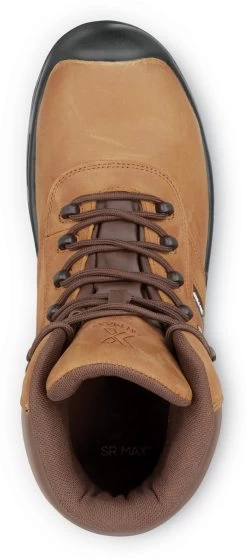 SR Max SRM9160 Lewiston, Men's, Brown, 6 Inch, Comp Toe, EH, Waterproof, MaxTRAX Slip Resistant, Work Boot -Shoes Sales Store srm9160 top