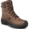 SR Max SRM9960 Logan, Men's, Brown, 8 Inch, Comp Toe, EH, Waterproof, Insulated, MaxTRAX Slip Resistant, Work Boot -Shoes Sales Store srm9960 profile