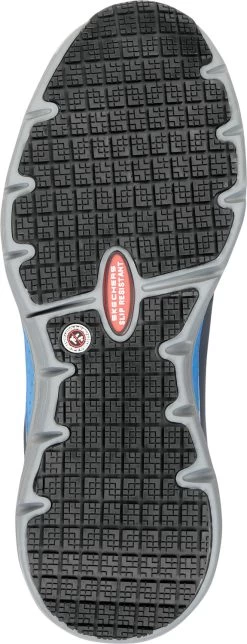 SKECHERS Work Arch Fit SSK200148NVBL Beau, Men's, Navy/Light Blue, Athletic Style, Alloy Toe, EH, MaxTRAX Slip Resistant, Work Shoe -Shoes Sales Store ssk200148nvbl outsole