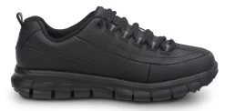 SKECHERS Work SSK403BLK Sara, Women's, Black, Athletic Style, MaxTRAX Slip Resistant, Soft Toe Work Shoe -Shoes Sales Store ssk403blk inside