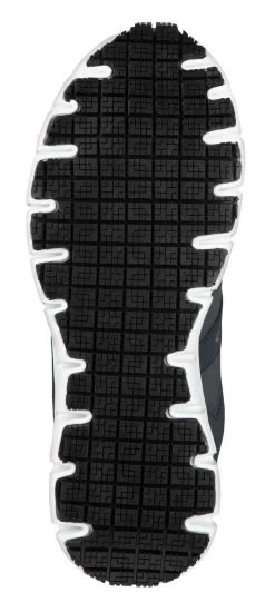 SKECHERS Work SSK406NVAQ Jackie, Women's, Navy/Aqua, Athletic Style, Alloy Toe, EH, MaxTRAX Slip Resistant, Work Shoe -Shoes Sales Store ssk406nvaq outsole