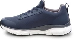 SKECHERS Work Arch Fit SSK8038NVY Jake, Men's, Navy, Slip On Athletic Style, MaxTRAX Slip Resistant, Soft Toe Work Shoe 9 SKECHERS Work Arch Fit SSK8038NVY Jake, Men's, Navy, Slip On Athletic Style, MaxTRAX Slip Resistant, Soft Toe Work Shoe -Shoes Sales Store ssk8038nvy inside left flipped