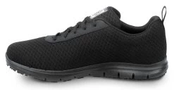 SKECHERS Work SSK8174BLK Ava, Women's, Black, Athletic Style, MaxTRAX Slip Resistant, Soft Toe Work Shoe -Shoes Sales Store ssk8174blk inside