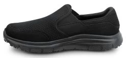 SKECHERS Work SSK8175BLK Ella, Women's, Black, Slip On Athletic Style, MaxTRAX Slip Resistant, Soft Toe Work Shoe -Shoes Sales Store ssk8175blk inside