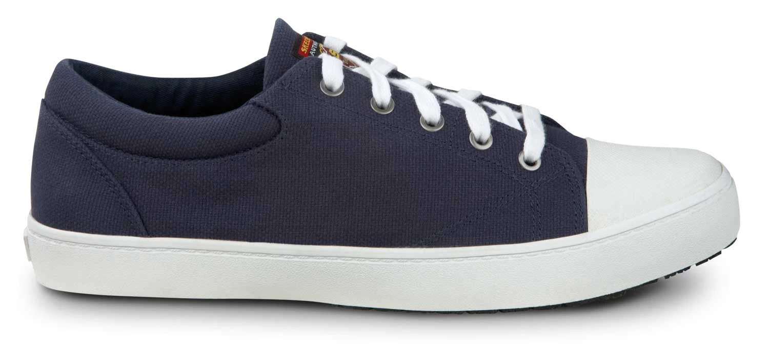 SKECHERS Work SSK9740NVW Patrick Navy/White, Men's, Soft Toe, Slip Resistant Skate Shoe 4 SKECHERS Work SSK9740NVW Patrick Navy/White, Men's, Soft Toe, Slip Resistant Skate Shoe - Image 2