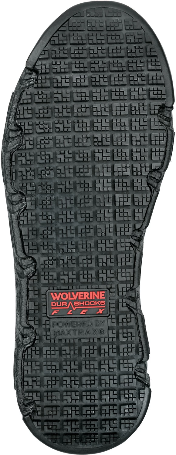 Wolverine SWW080149 Rev Vent UltraSpring, Men's, Black, MaxTRAX Slip Resistant, Soft Toe, EH, Hi-Top Athletic Work Shoe 7 Wolverine SWW080149 Rev Vent UltraSpring, Men's, Black, MaxTRAX Slip Resistant, Soft Toe, EH, Hi-Top Athletic Work Shoe - Image 5