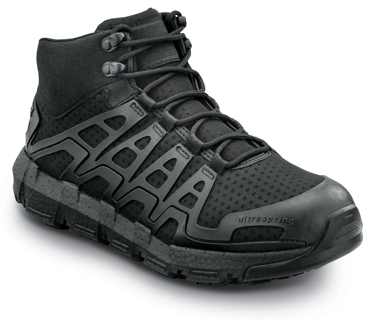 Wolverine SWW080149 Rev Vent UltraSpring, Men's, Black, MaxTRAX Slip Resistant, Soft Toe, EH, Hi-Top Athletic Work Shoe 3 Wolverine SWW080149 Rev Vent UltraSpring, Men's, Black, MaxTRAX Slip Resistant, Soft Toe, EH, Hi-Top Athletic Work Shoe