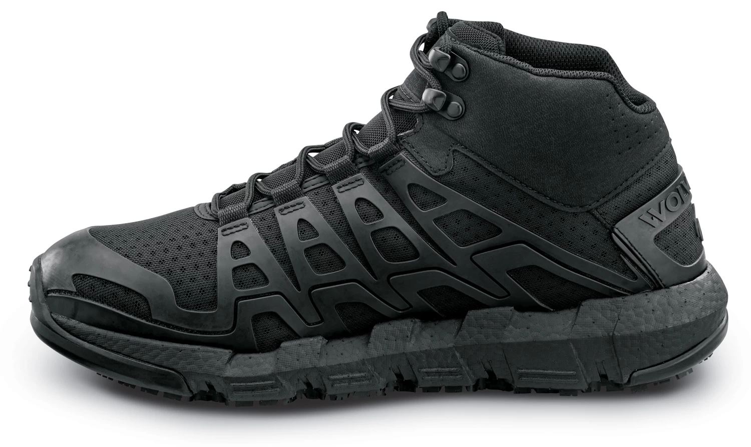 Wolverine SWW081004 Rev Vent UltraSpring, Men's, Black, MaxTRAX Slip Resistant, Comp Toe, EH, Hi-Top Athletic Work Shoe 5 Wolverine SWW081004 Rev Vent UltraSpring, Men's, Black, MaxTRAX Slip Resistant, Comp Toe, EH, Hi-Top Athletic Work Shoe - Image 3