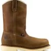 Thorogood TG804-3320 Men's, Brown, Steel Toe, EH, WP, 11 Inch, Pull On, Work Boot -Shoes Sales Store tg804 3320 side