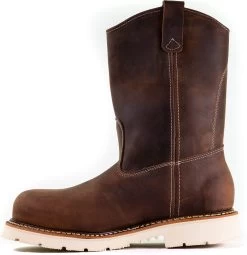 Thorogood TG804-4372 Men's, Brown, Steel Toe, EH, 11 Inch Wellington -Shoes Sales Store tg804 4372 inside
