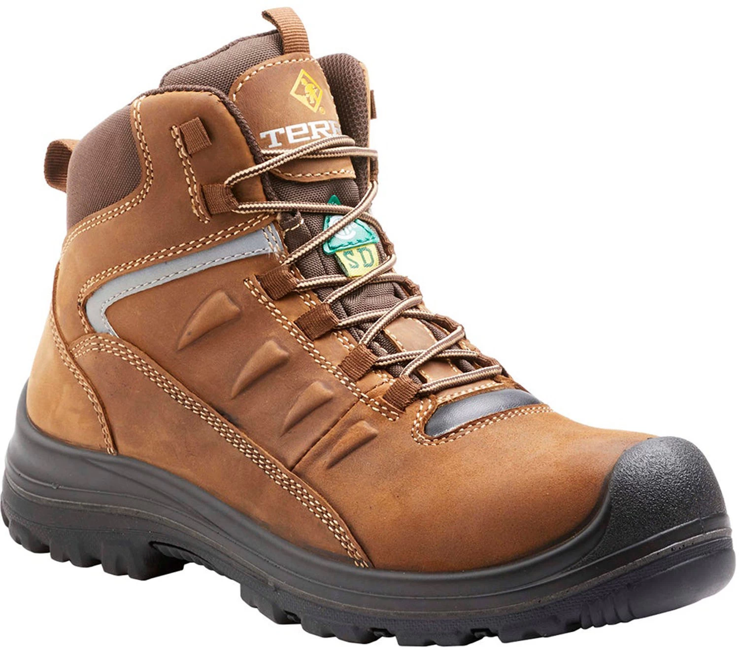 Terra TR305204 Findlay, Brown, Men's, Comp Toe, SD, PR, WP Hiker 4 Terra TR305204 Findlay, Brown, Men's, Comp Toe, SD, PR, WP Hiker - Image 2