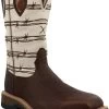 Twisted X TWMXBA006 Men's, Brown Elephant Print And Bone, Alloy Toe, EH, 12 Inch, Western, Pull On, Work Boot -Shoes Sales Store twmxba006 profile