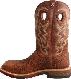 Twisted X TWMXBN001 Men's, Tan/Tan, Nano Toe, EH, 12 Inch, Pull On Boot -Shoes Sales Store twmxbn001 inside