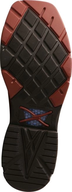 Twisted X TWMXBN004 Men's, Brown/Texas Flag, Comp Toe, EH, 12 Inch Boot -Shoes Sales Store twmxbn004 outsole