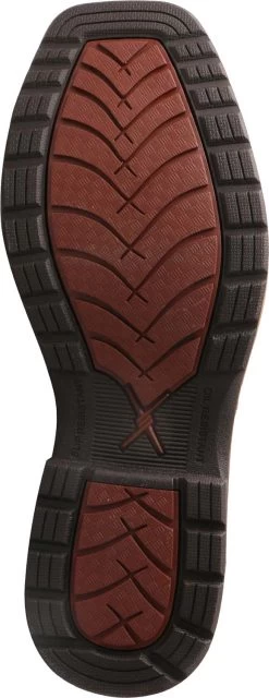 Twisted X TWWLCA001 Women's, Bomber/White, Alloy Toe, EH, Western, Work Pull On Boot -Shoes Sales Store twwlca001 outsole