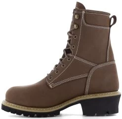 Frye WGFR40202 Men's, Dark Brown, Comp Toe, EH, WP, 8 Inch, Logger, Work Boot -Shoes Sales Store wgfr40202 inside