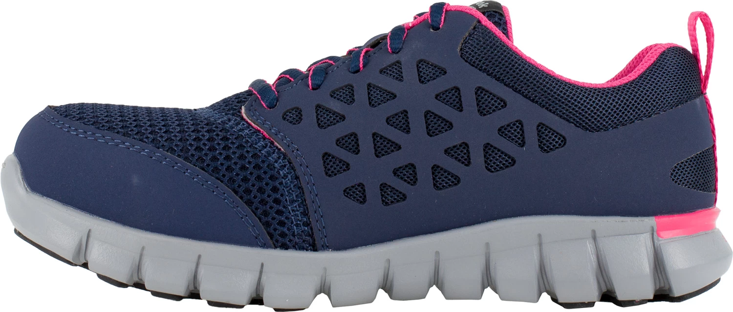 Reebok Work WGRB046 SubLite Cushion Work Women's, Navy/Pink, Alloy Toe, EH, Low Athletic 5 Reebok Work WGRB046 SubLite Cushion Work Women's, Navy/Pink, Alloy Toe, EH, Low Athletic - Image 3