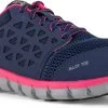 Reebok Work WGRB046 SubLite Cushion Work Women's, Navy/Pink, Alloy Toe, EH, Low Athletic