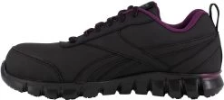 Reebok Work WGRB055 Sublite Cushion Work, Women's, Black/Plum, Comp Toe, SD Athletic -Shoes Sales Store wgrb055 sublite cushion work inside