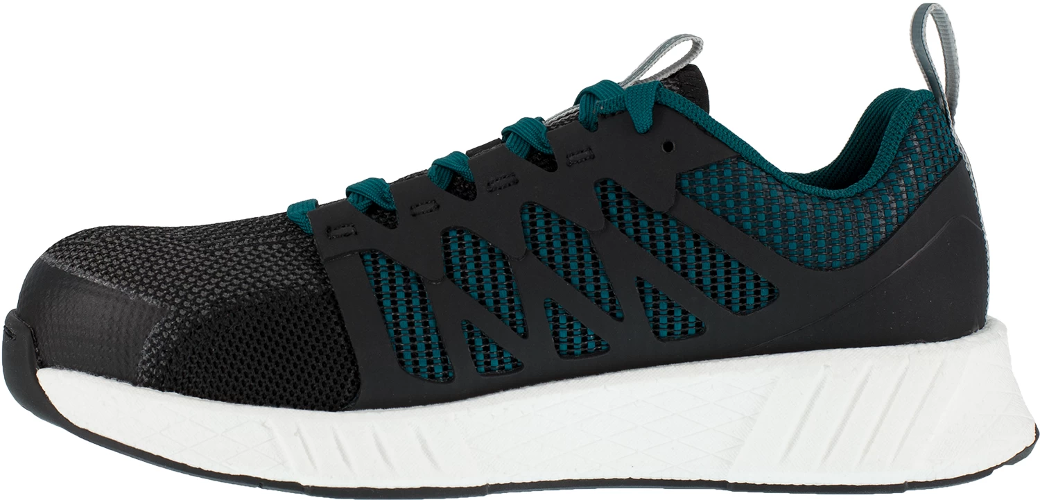 Reebok Work WGRB314 Fusion Flexweave, Women's, Black/Teal, Comp Toe, SD, Work Athletic 5 Reebok Work WGRB314 Fusion Flexweave, Women's, Black/Teal, Comp Toe, SD, Work Athletic - Image 3