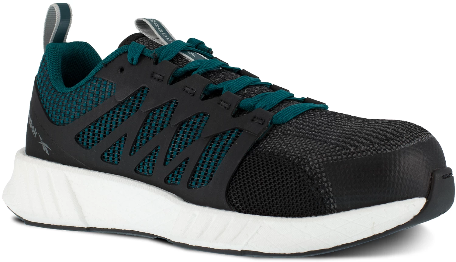 Reebok Work WGRB314 Fusion Flexweave, Women's, Black/Teal, Comp Toe, SD, Work Athletic 3 Reebok Work WGRB314 Fusion Flexweave, Women's, Black/Teal, Comp Toe, SD, Work Athletic
