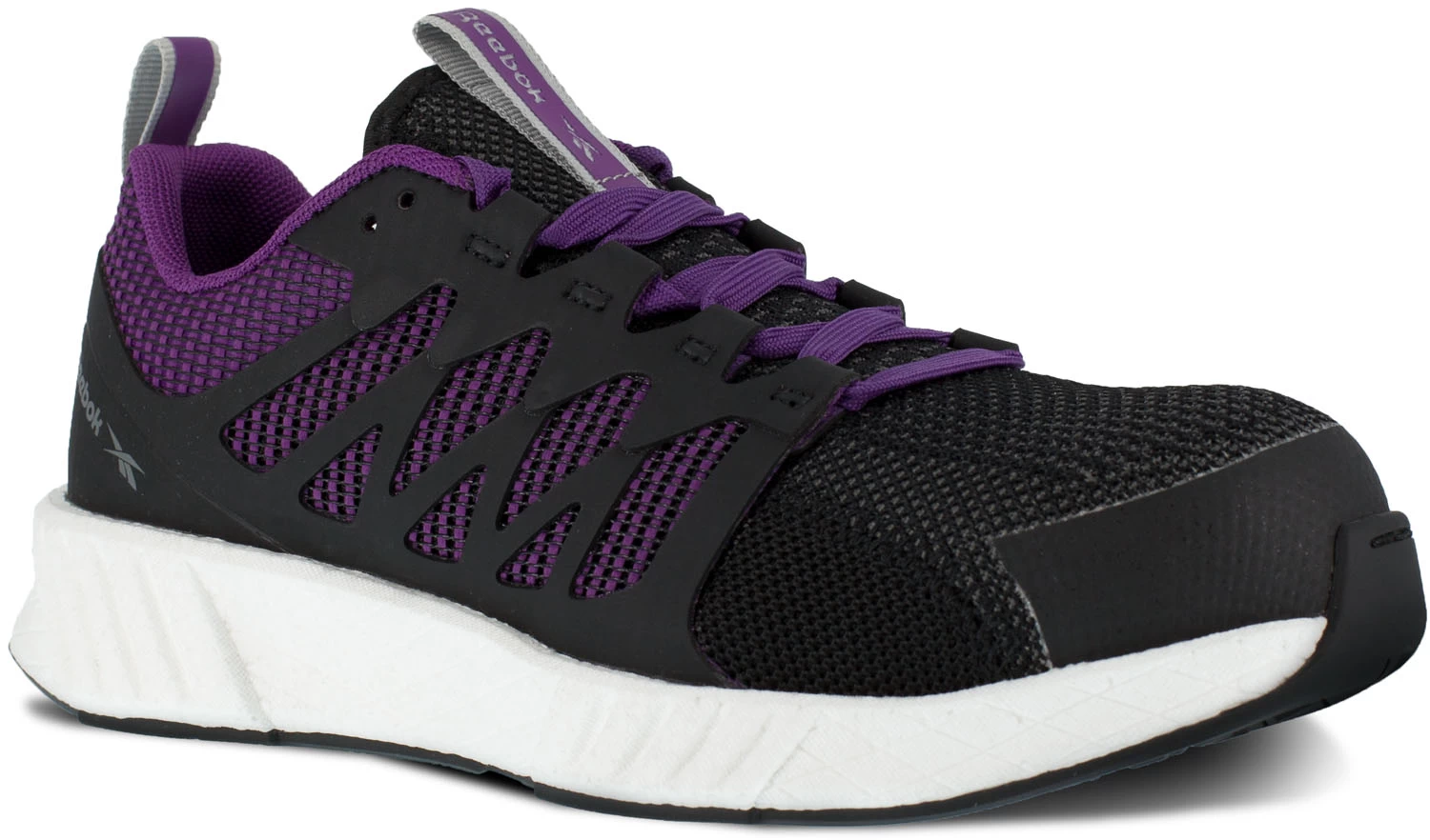 Reebok Work WGRB315 Floatride Energy, Women's, Black/Purple, Comp Toe, EH, Athletic 3 Reebok Work WGRB315 Floatride Energy, Women's, Black/Purple, Comp Toe, EH, Athletic