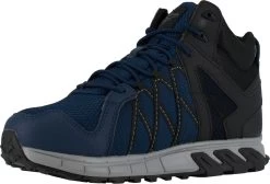 Reebok Work WGRB3400 Trailgrip, Men's, Navy/Black, Alloy Toe, EH, Mt, Mid High Athletic -Shoes Sales Store wgrb3400 trailgrip work inside profile