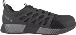 Reebok Work WGRB4310 Floatride Core, Men's, Black/Grey, Comp Toe, EH, Low Athletic -Shoes Sales Store wgrb4310 fusion flexweave work side