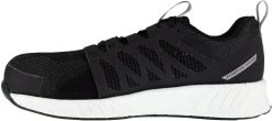 Reebok Work WGRB4311 Fusion Flexweave, Men's, Black/White, Comp Toe, SD, Work Athletic -Shoes Sales Store wgrb4311 inside