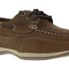 Rockport Works WGRK6736 Brown Steel Toe, EH, Men's Sailing Club 3 Eye Boat Shoe