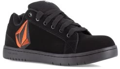 Volcom WGVM30471 Stone Men's, Black/Red, Comp Toe, SD, Slip Resistant, Skate Style, Work Shoe