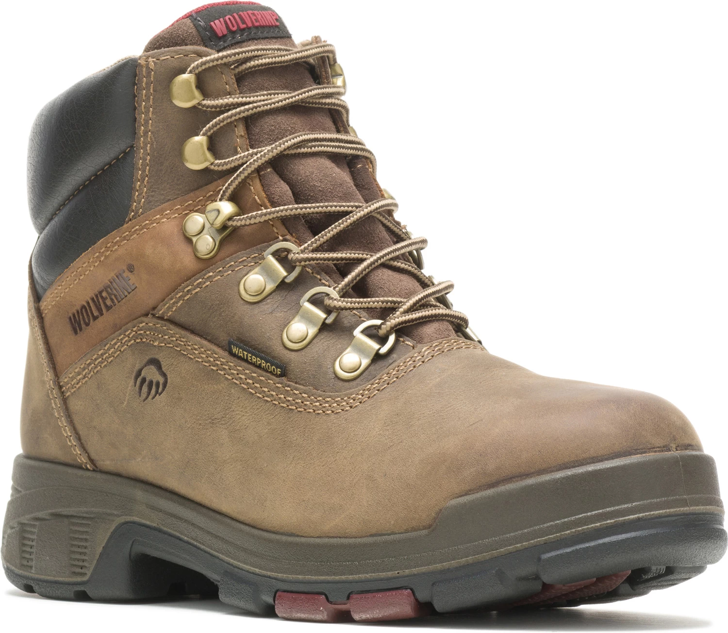 Wolverine WW10314 Cabor EPX Men's, Brown, Comp Toe, EH, Waterproof, 6 Inch Work Boot 3 Wolverine WW10314 Cabor EPX Men's, Brown, Comp Toe, EH, Waterproof, 6 Inch Work Boot