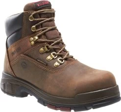 Wolverine WW10315 Cabor, Men's, Dark Brown, Soft Toe, WP, 6 Inch Boot
