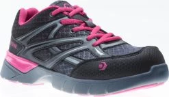 Wolverine WW10678 Jetstream Women's Grey/Pink, CarbonMAX, EH, Low Athletic