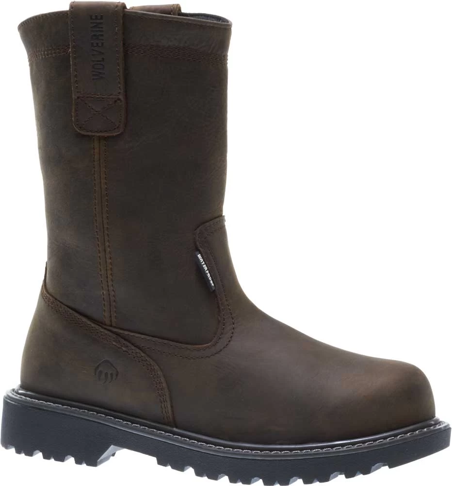 Wolverine WW10680 Floorhand Welly Men's, Brown, Steel Toe, EH, WP, Pull On Boot 3 Wolverine WW10680 Floorhand Welly Men's, Brown, Steel Toe, EH, WP, Pull On Boot